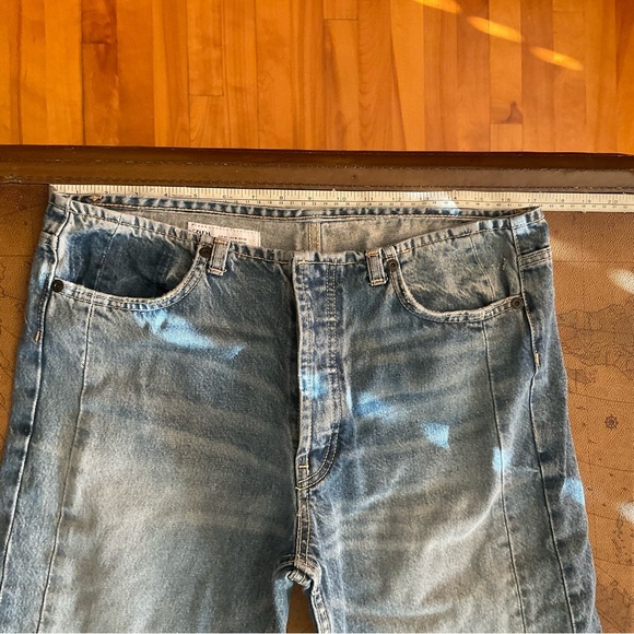 Zara women's low waist Classic Blue Jeans - Picture 3 of 9